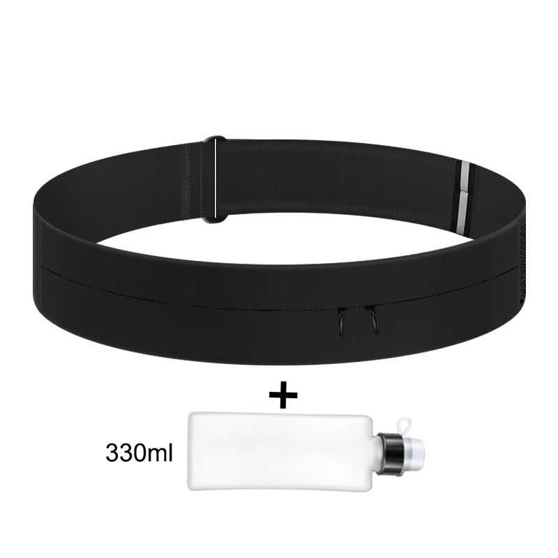 Running Gear Holder - ランニングベルトウエストバッグウォーターボトル付き女性スポーツファニーパック男性電話ポーチジョギングジムバッグ水分補給実行アクセサリー