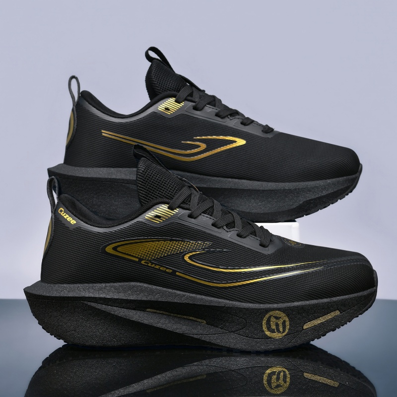 Running Shoe Carbon - 男性用ランニングシューズ カーボンボード マラソン専用 スポーツ 通気性 軽量