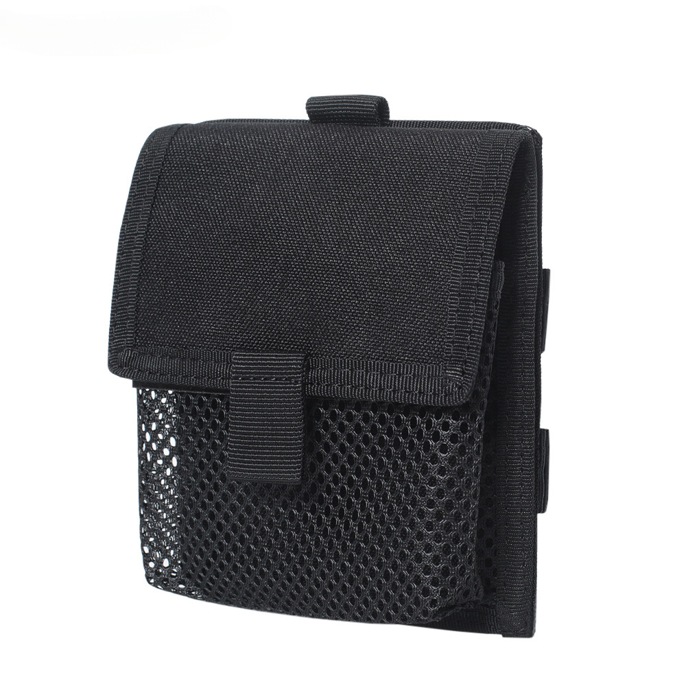 Running Gear Holder - フックループ付きモールポーチベルトウエストパック、小さな電話ポケット、EDCツールバッグ、キャンプ、ランニング、ハンティング、アクセサリー