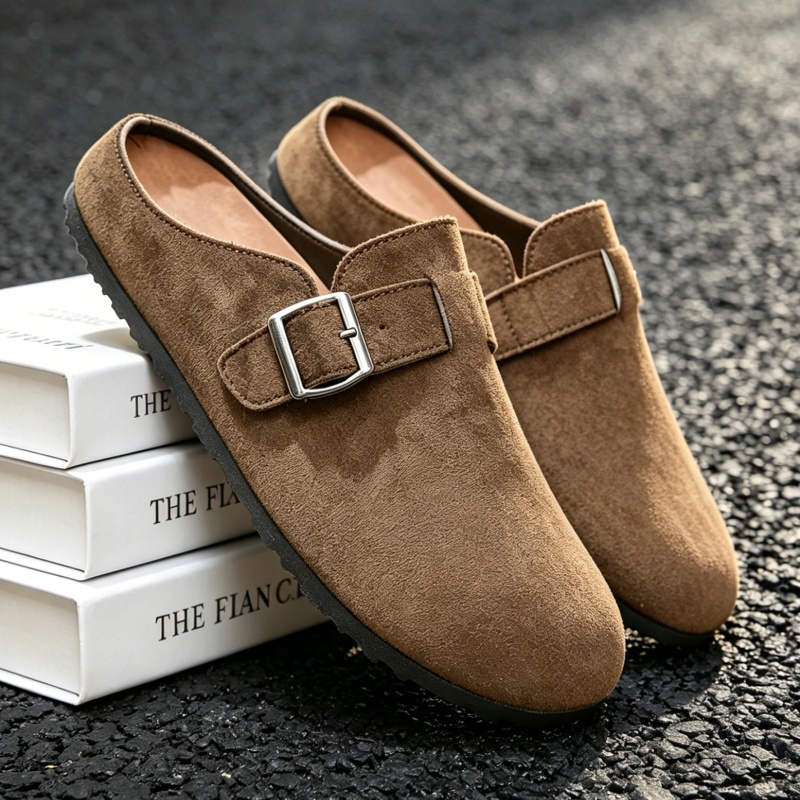 Insole Arch Support - Comwarm ファッション レディース スエード ミュール スリッパ