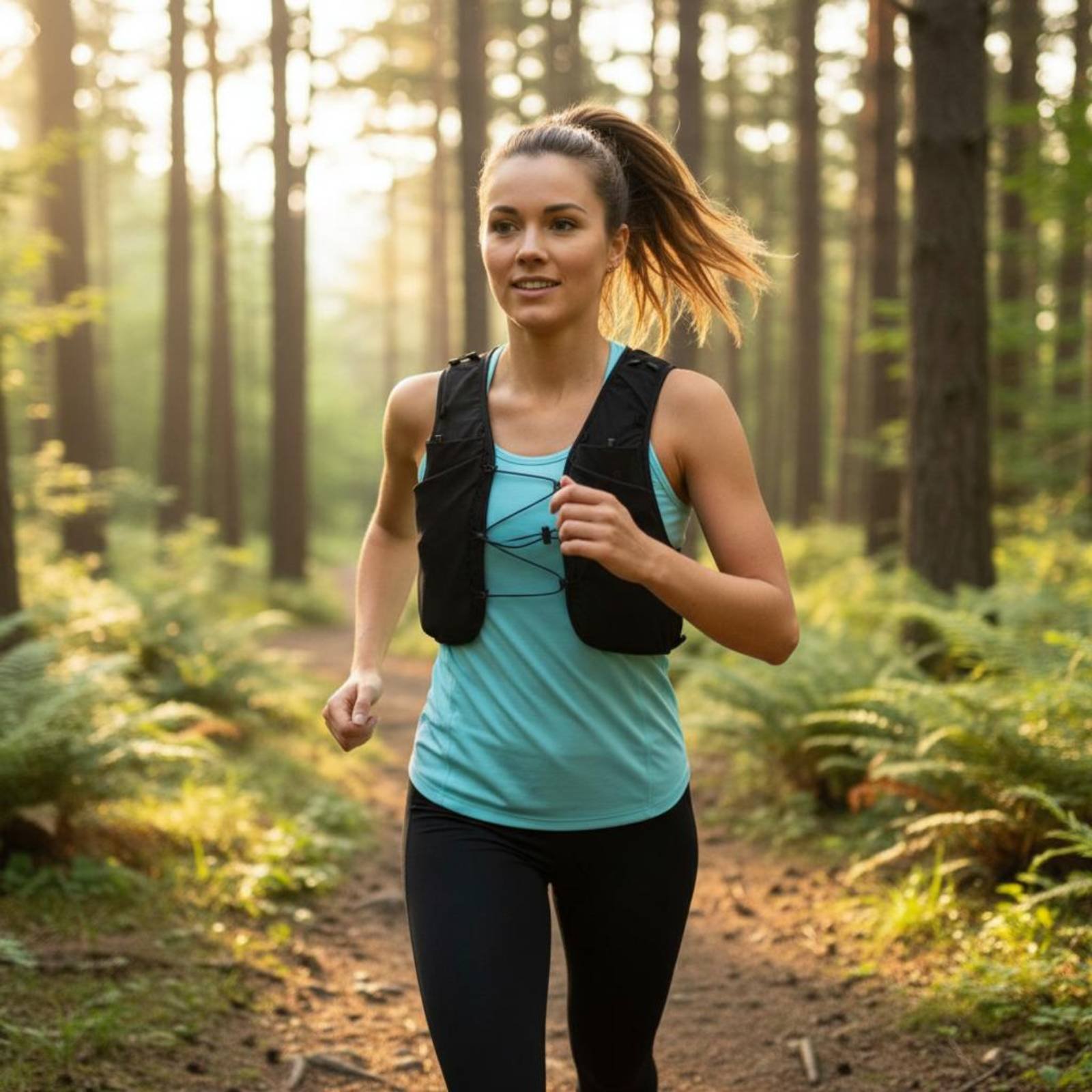 Running Gear Trail - 薄型速乾ランニングベスト 軽量通気性トレイルバックパックベスト ポータブルスポーツギア トレイルランニング登山用