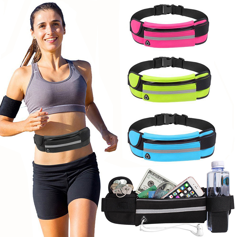 Running Gear Holder - スポーツファニーパック女性ランニングウエストバッグ男性ベルトバッグ電話ジムバッグ水水分補給バックパックランニングサイクリングアクセサリー