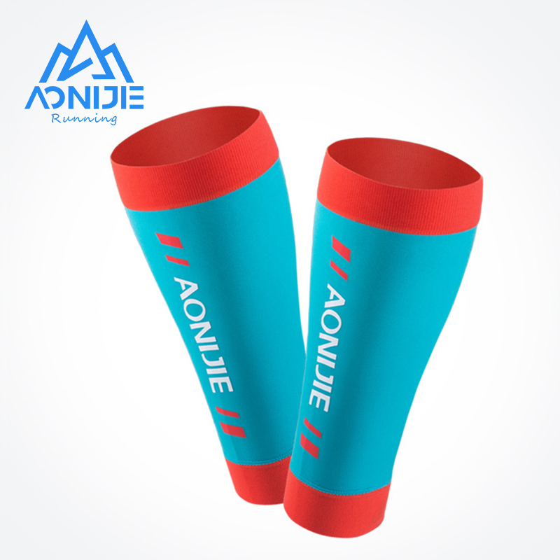 Compression Calf Sleeve - AONIJIE E4405 ニット圧縮脚ふくらはぎスリーブソックスすねスプリントサポート救済ランニングジョギングマラソンハイキングサッカー