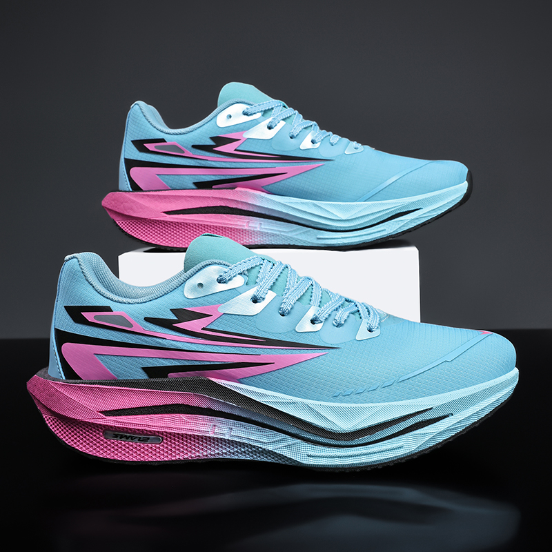 Running Shoe Carbon - ランニングシューズ メンズ スポーツ カーボンボード マラソン専用 通気性