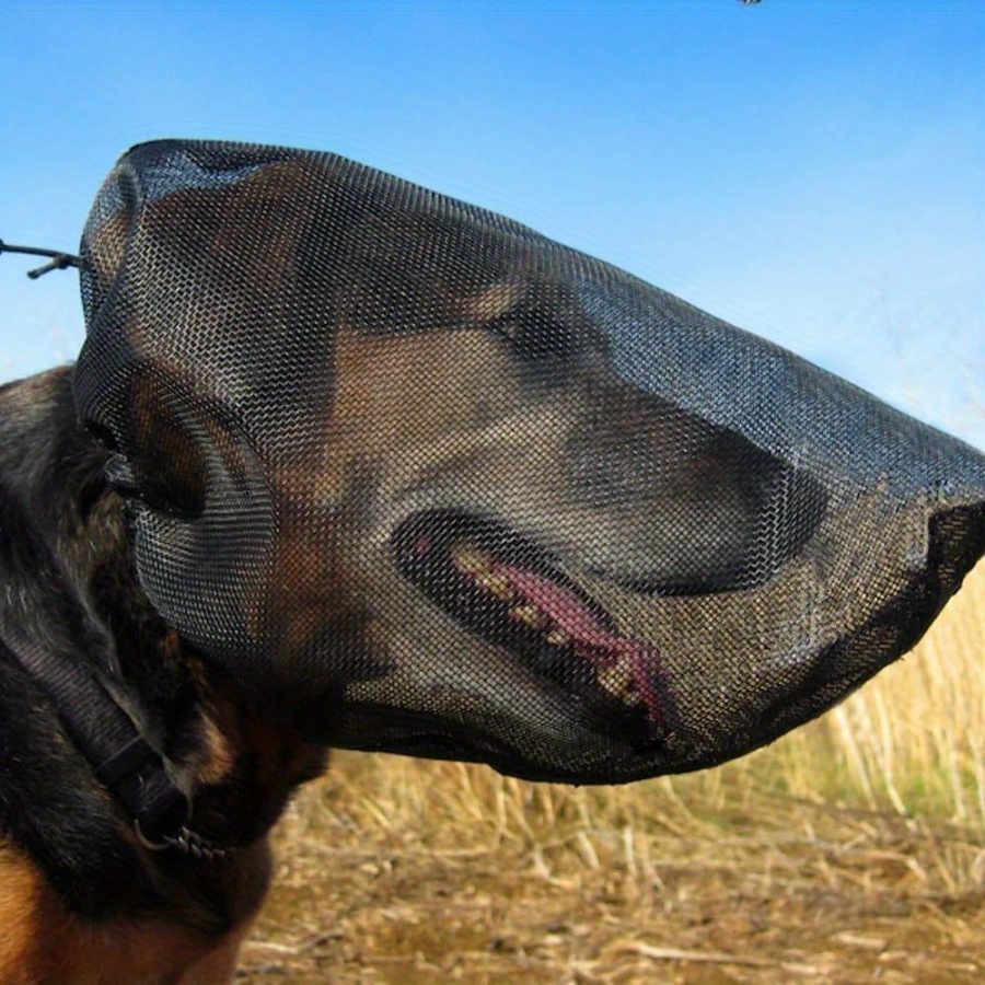 Running Gear Trail - 犬用フェイスシールド 軽量メッシュマズルカバー トレイルランニング用、野生動物保護用ペット保護具 サファリアドベンチャー用