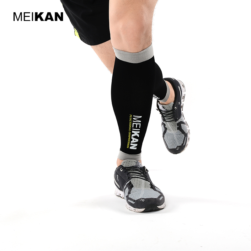 Running Gear Marathon - Meikan機能的なふくらはぎ圧縮スリーブレッグウォーマーサイクリングランニングウォーマーマラソンクロスカントリー用スポーツ安全装備