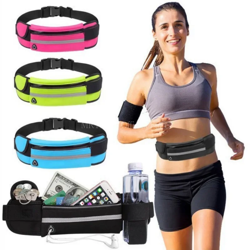 Running Gear Holder - 1pc ランニングバッグ女性ウエストバッグベルトバッグ男性スポーツファニーパック携帯電話バッグジムランニング携帯電話ジョギングランサイクリングバッグ