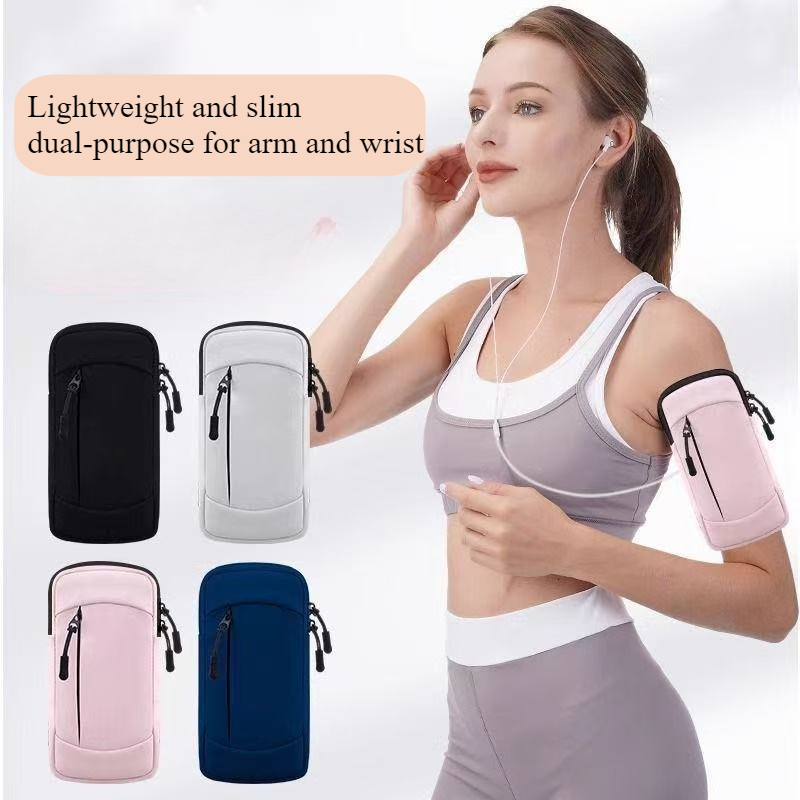 Running Gear Holder - ランニングアームバンド電話ホルダー アウトドアスポーツ電話ポーチ ユニセックスアームストラップ リストバッグ フィットネスギア クロスボディ
