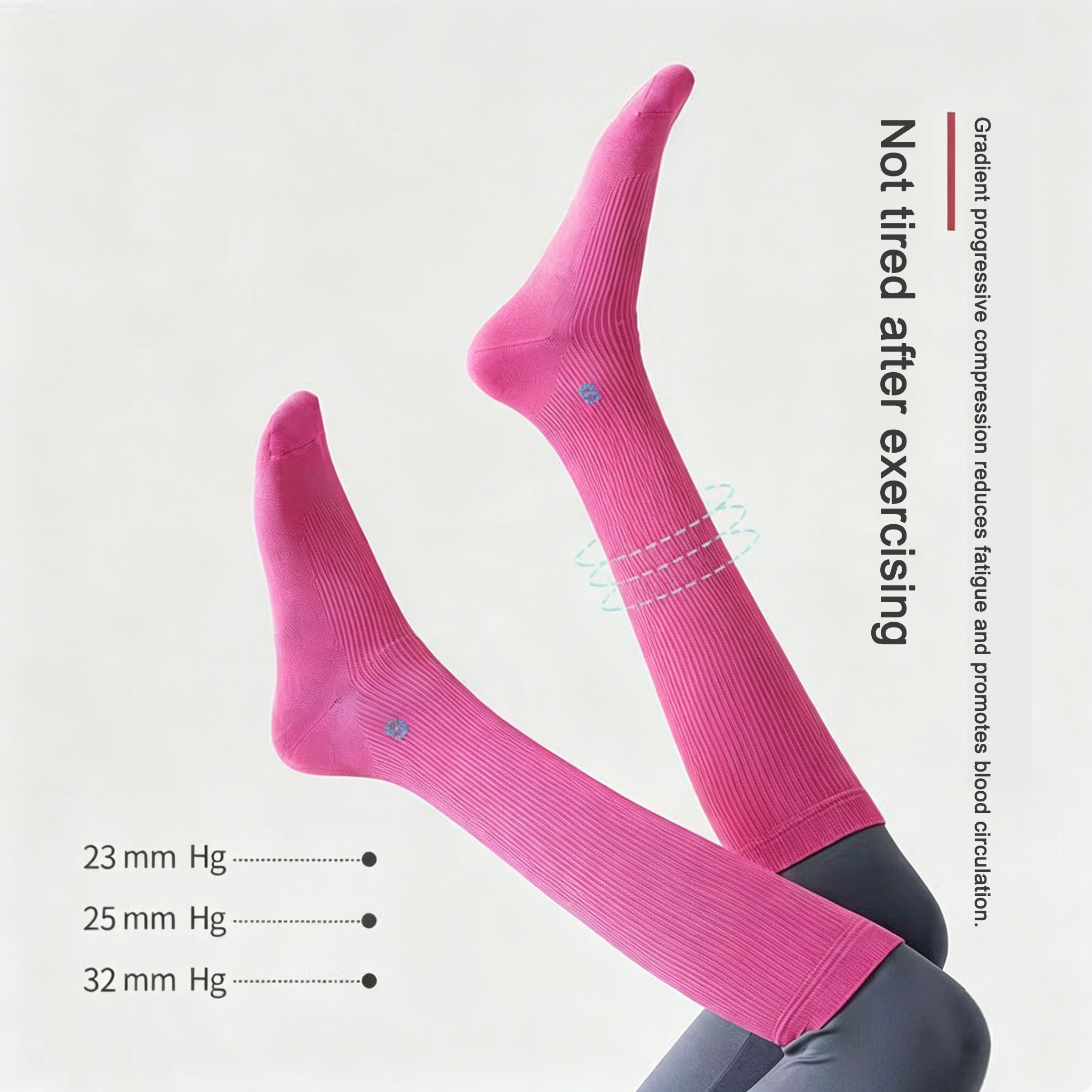 女性用プロスポーツ用圧縮ふくらはぎソックス、ランニング、縄跳 - Compression Calf Sleeve のレビューと価格
