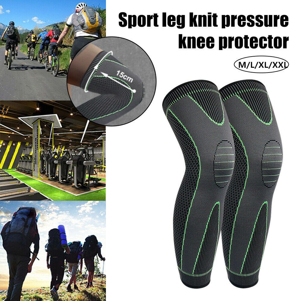膝サポートブレース圧縮、長いフルレッグスリーブ、関節炎ランニ - Compression Calf Sleeve のレビューと価格