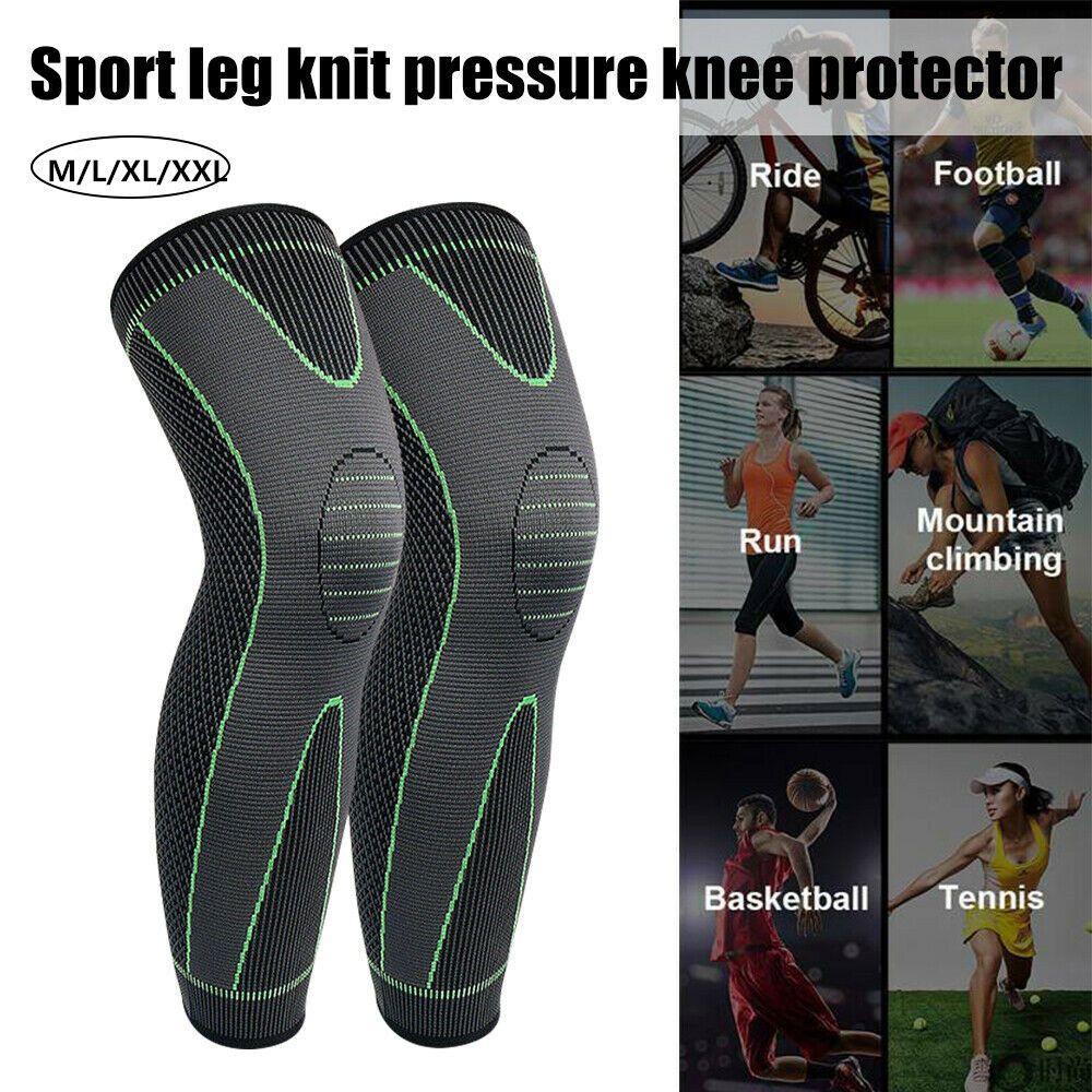 膝サポートブレース圧縮、長いフルレッグスリーブ、関節炎ランニ - Compression Calf Sleeve のレビューと価格