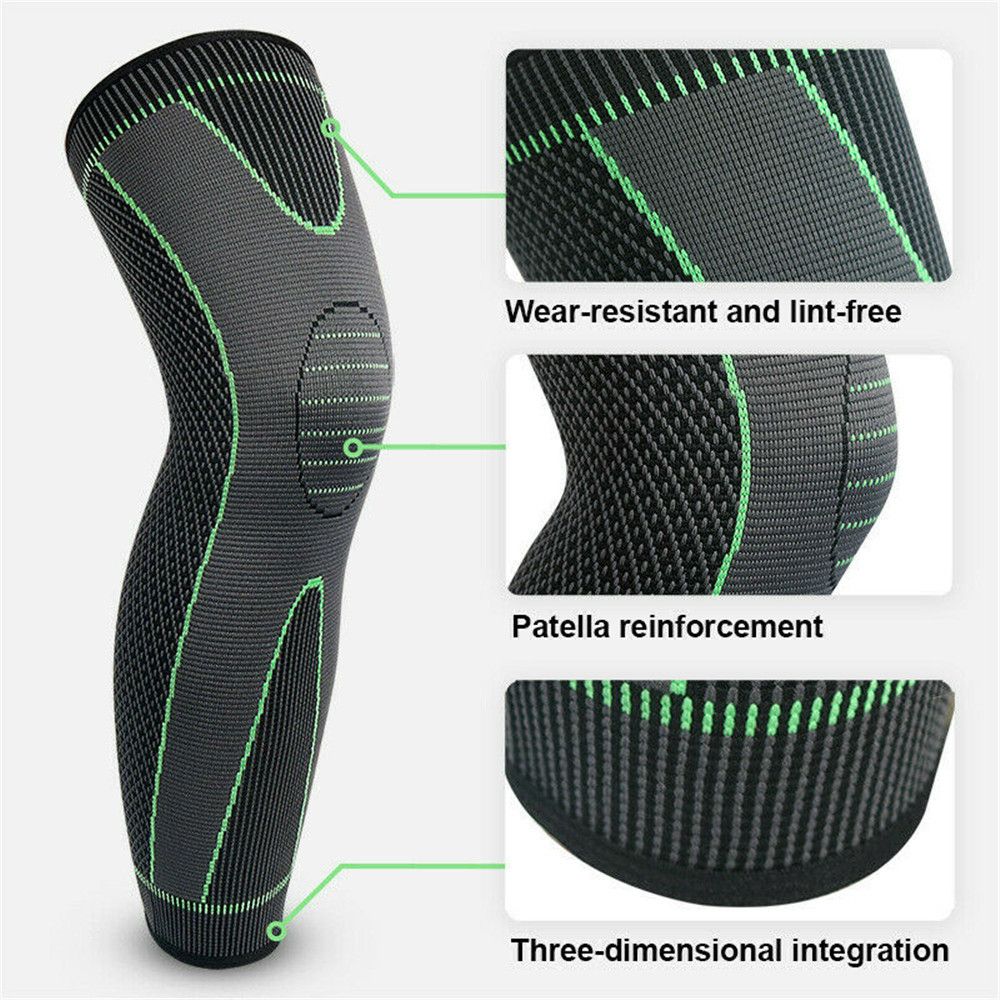 膝サポートブレース圧縮、長いフルレッグスリーブ、関節炎ランニ - Compression Calf Sleeve のレビューと価格