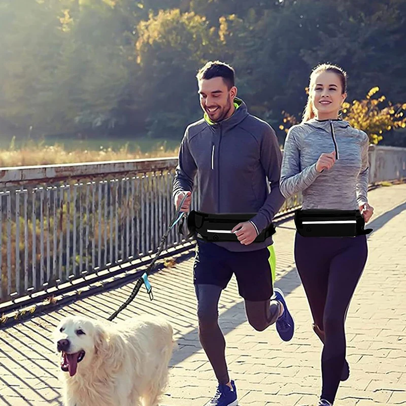 ハンズフリー犬用リード ランニング ウォーキング用 反射リー - Running Gear Holder のレビューと価格