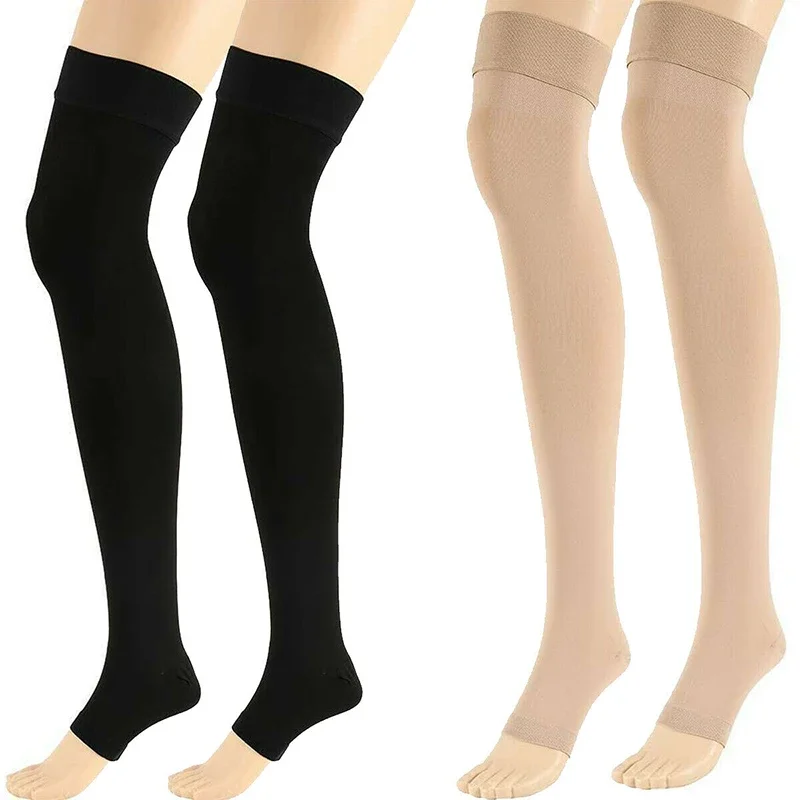 1組の足首から膝までの圧縮ソックス、静脈瘤用、弾性ふくらはぎ - Compression Calf Sleeve のレビューと価格