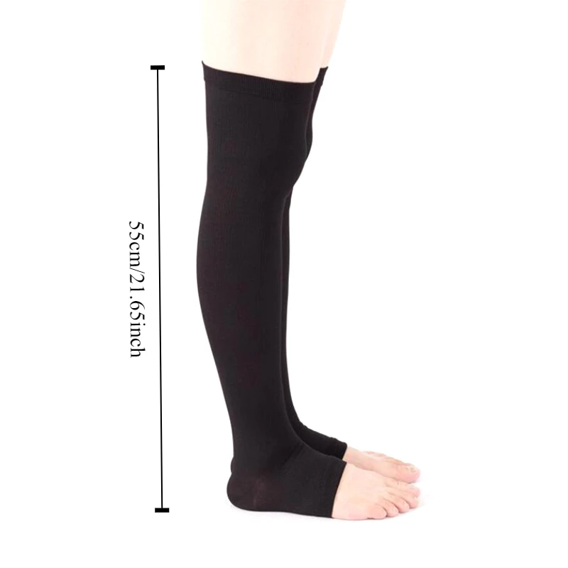 1組の足首から膝までの圧縮ソックス、静脈瘤用、弾性ふくらはぎ - Compression Calf Sleeve のレビューと価格