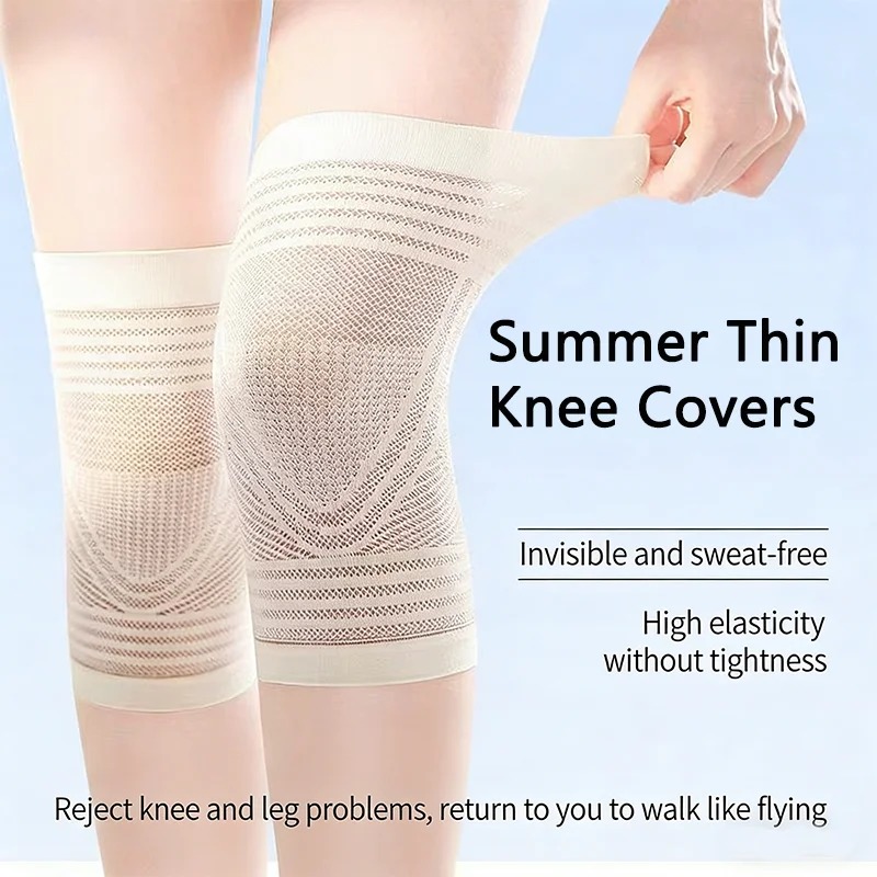 薄型通気性圧縮膝スリーブ滑り止め夏用エアコン膝ラップ関節サポ - Compression Calf Sleeve のレビューと価格