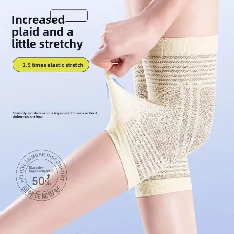 薄型通気性圧縮膝スリーブ滑り止め夏用エアコン膝ラップ関節サポ - Compression Calf Sleeve のレビューと価格