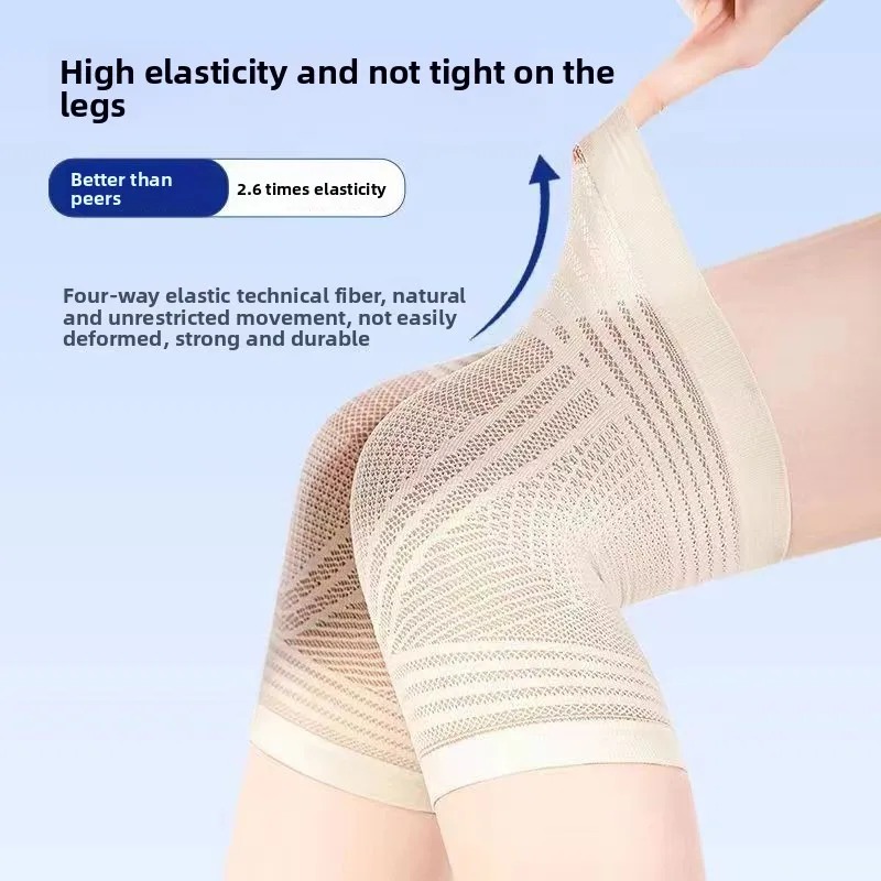 薄型通気性圧縮膝スリーブ滑り止め夏用エアコン膝ラップ関節サポ - Compression Calf Sleeve のレビューと価格