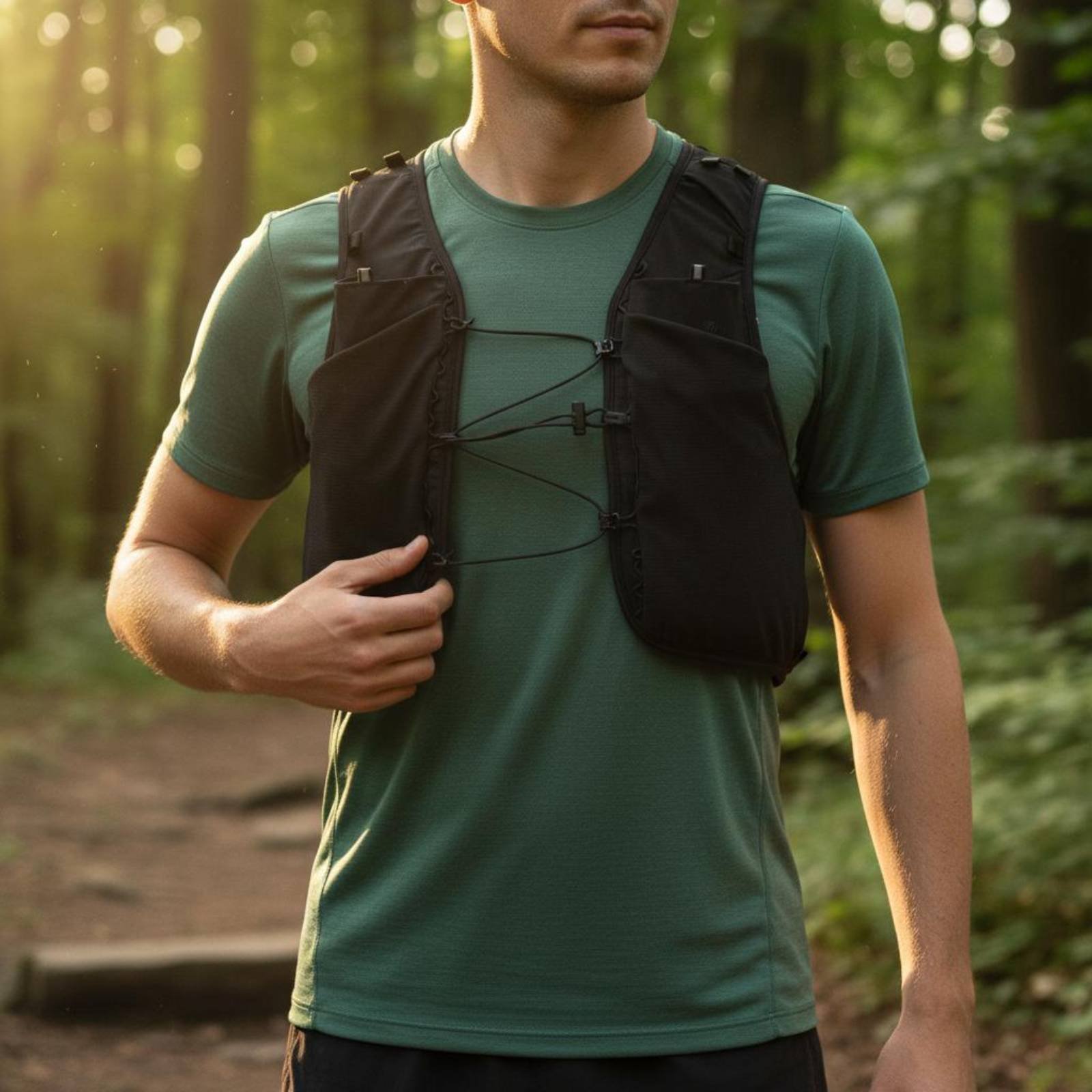軽量ランニングベストポータブル軽量トレイルベストアウトドアギ - Running Gear Trail のレビューと価格
