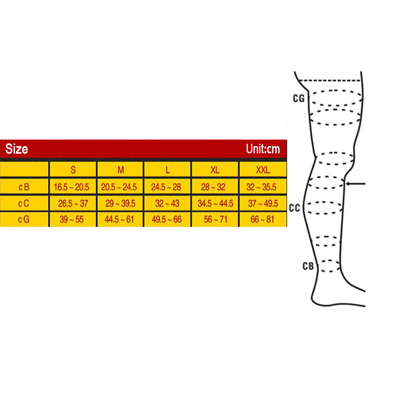 伸縮性のある膝丈ソックス,コンプレッションストッキング,静脈 - Compression Calf Sleeve のレビューと価格