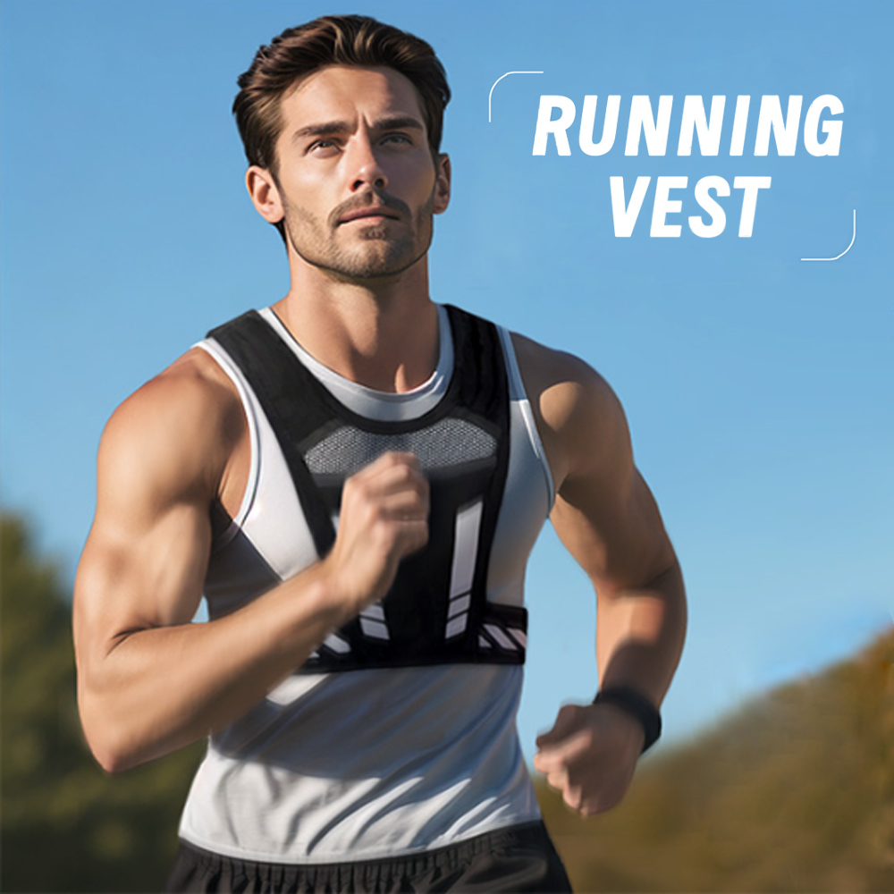 反射材付きランニングベスト（スマホホルダー＆キーポケット付き - Running Gear Marathon のレビューと価格