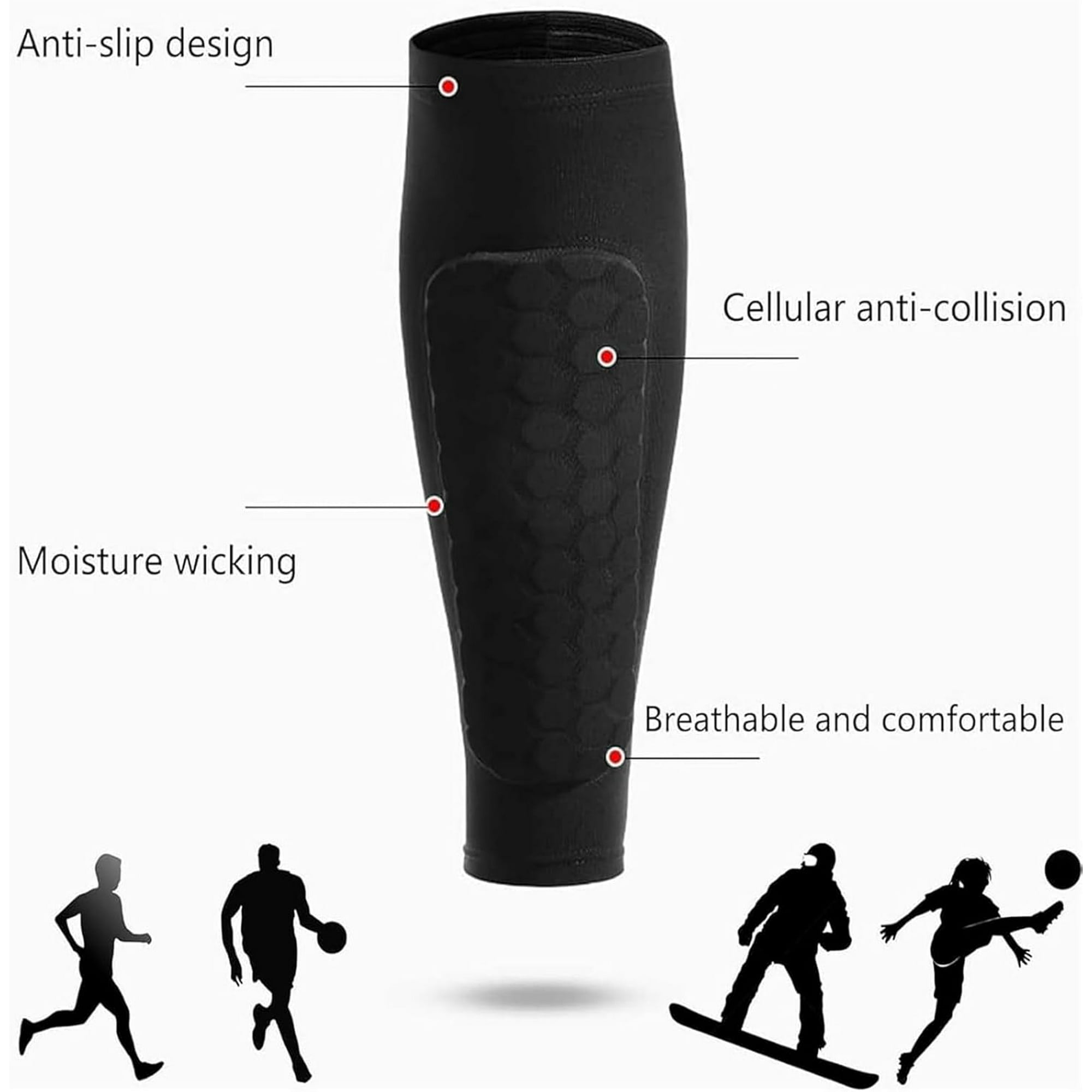 サッカー シンガード シンガードスリーブ 軽量保護サッカー用 - Compression Calf Sleeve のレビューと価格