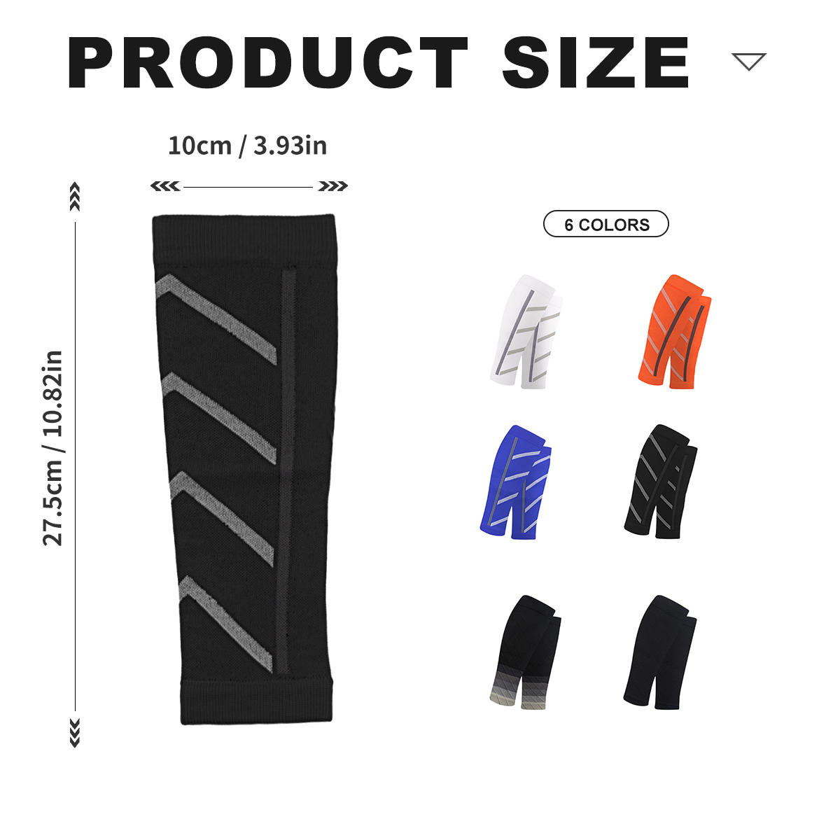 圧縮スポーツソックスふくらはぎサポートアシスト夜間ランニング - Compression Calf Sleeve のレビューと価格