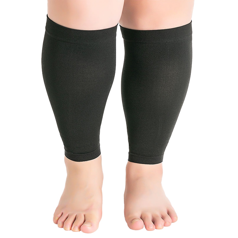 1 ペアフィットネスランニング圧縮スリーブ脚ふくらはぎ男性  - Compression Calf Sleeve のレビューと価格