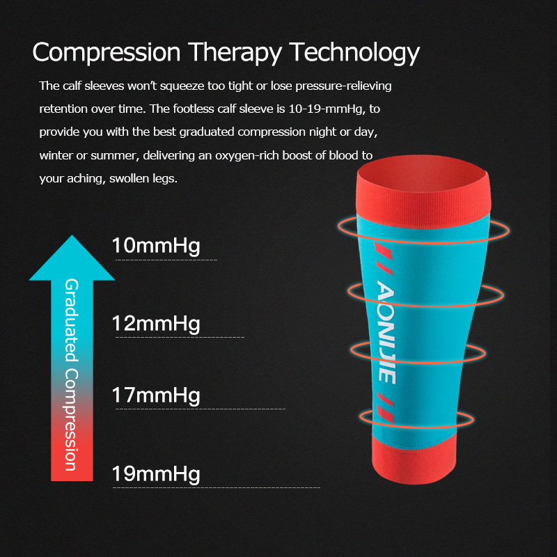 AONIJIE E4405 ニット圧縮脚ふくらはぎスリーブソ - Compression Calf Sleeve のレビューと価格