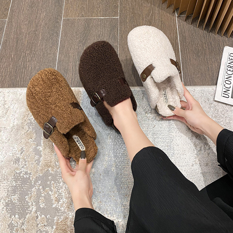 2025年ファッションファークロッグスリッパ レディース 冬 - Insole Arch Support のレビューと価格