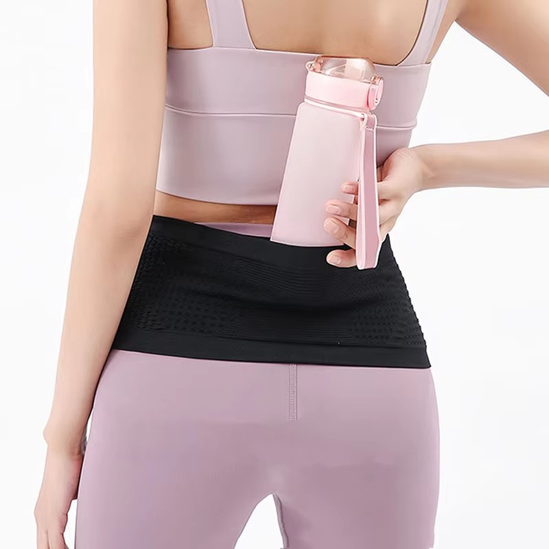 シームレスな目に見えないランニングウエストベルトバッグジムバ - Running Gear Holder のレビューと価格