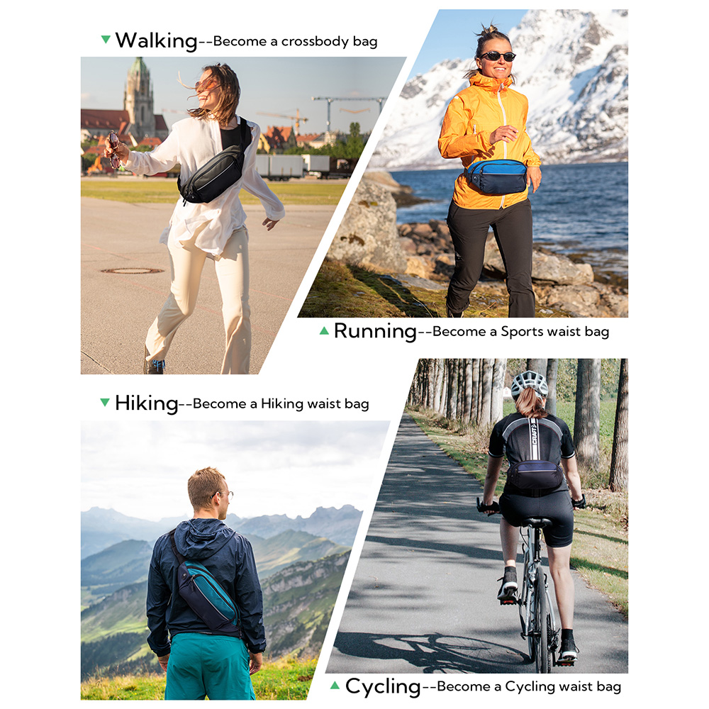 ウォーターフライ-男性と女性のための大きなファニーパック、ク - Running Gear Holder のレビューと価格