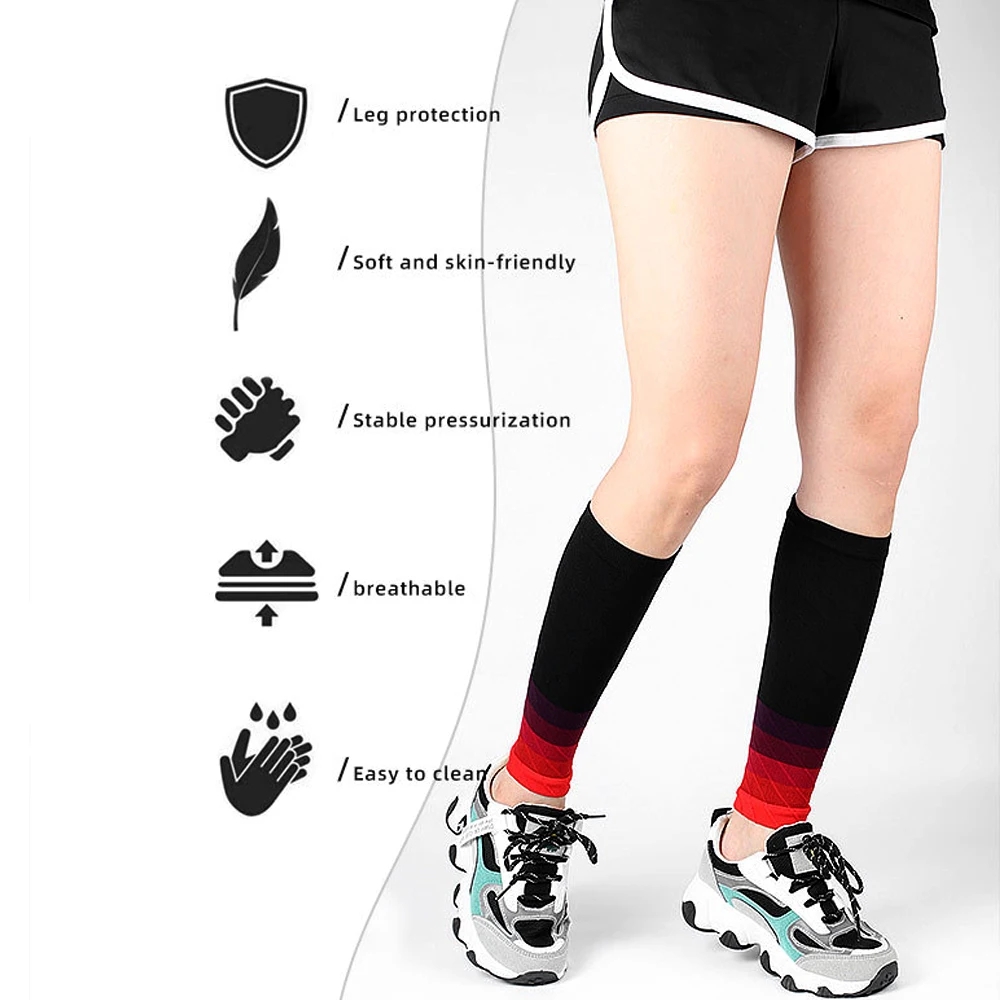 1ペア カーフコンプレッションスリーブ 20-30mmHg  - Compression Calf Sleeve のレビューと価格
