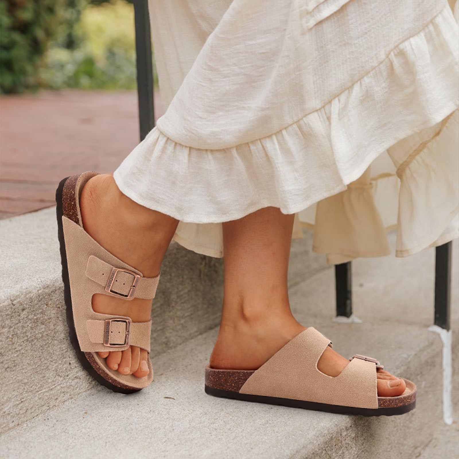 Litfun クラシックコルクサンダル女性男性用ファッション - Insole Arch Support のレビューと価格