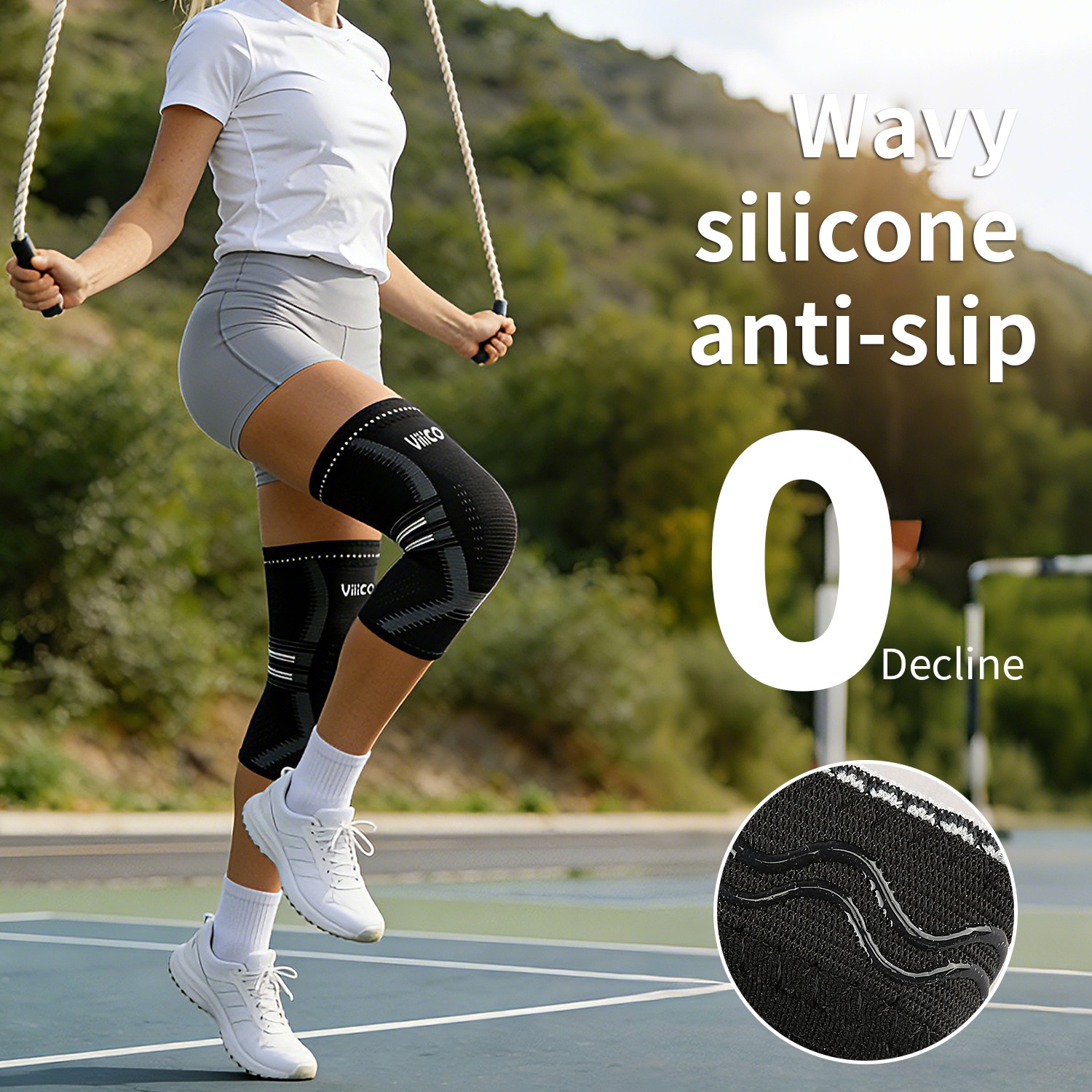 1個入り膝サポーター 男女兼用 - ランニング、ジム、スポー - Compression Calf Sleeve のレビューと価格