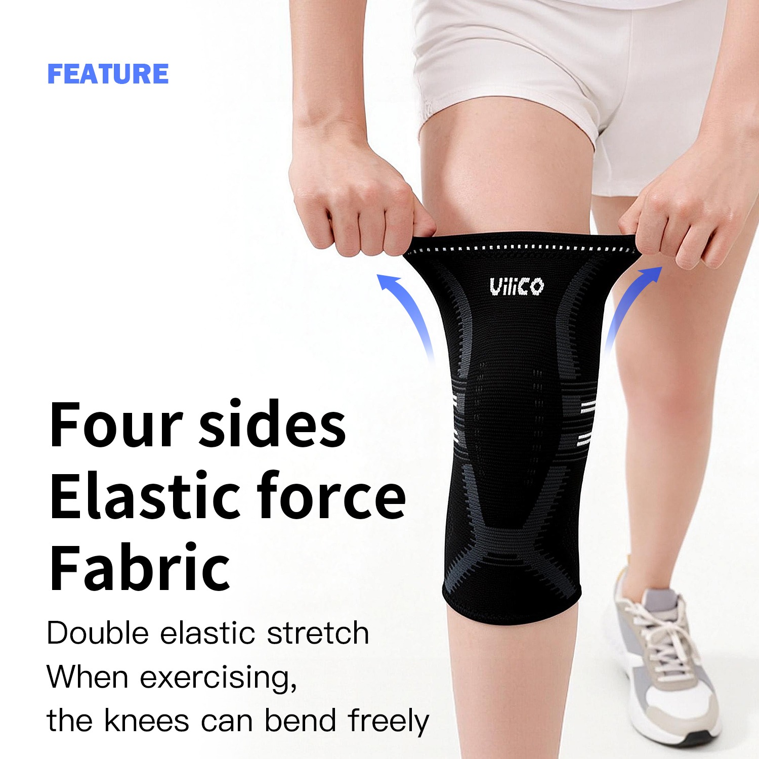 1個入り膝サポーター 男女兼用 - ランニング、ジム、スポー - Compression Calf Sleeve のレビューと価格