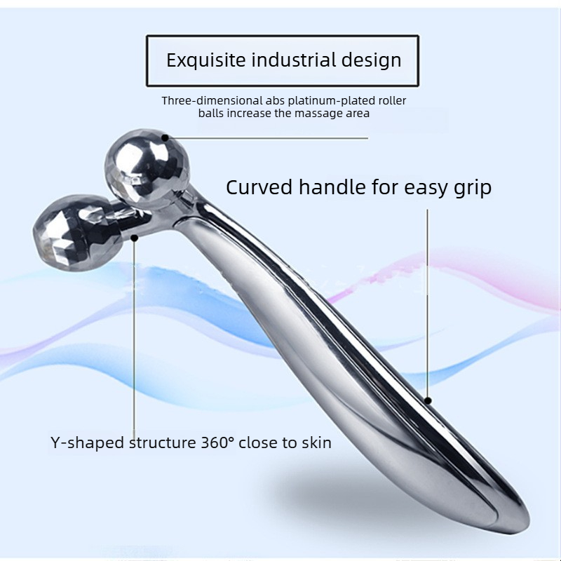 3D ローラーマッサージャー Y 字型 360 回転薄型顔ボ - Muscle Roller Stick のレビューと価格